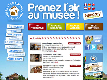 Création du site internet du Musée des maisons comtoises